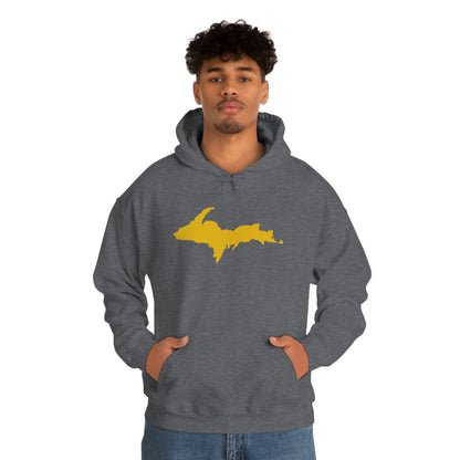 Michigan Upper Peninsula Hoodie (w/ Gold U.P. Outline) | Unisex Standard