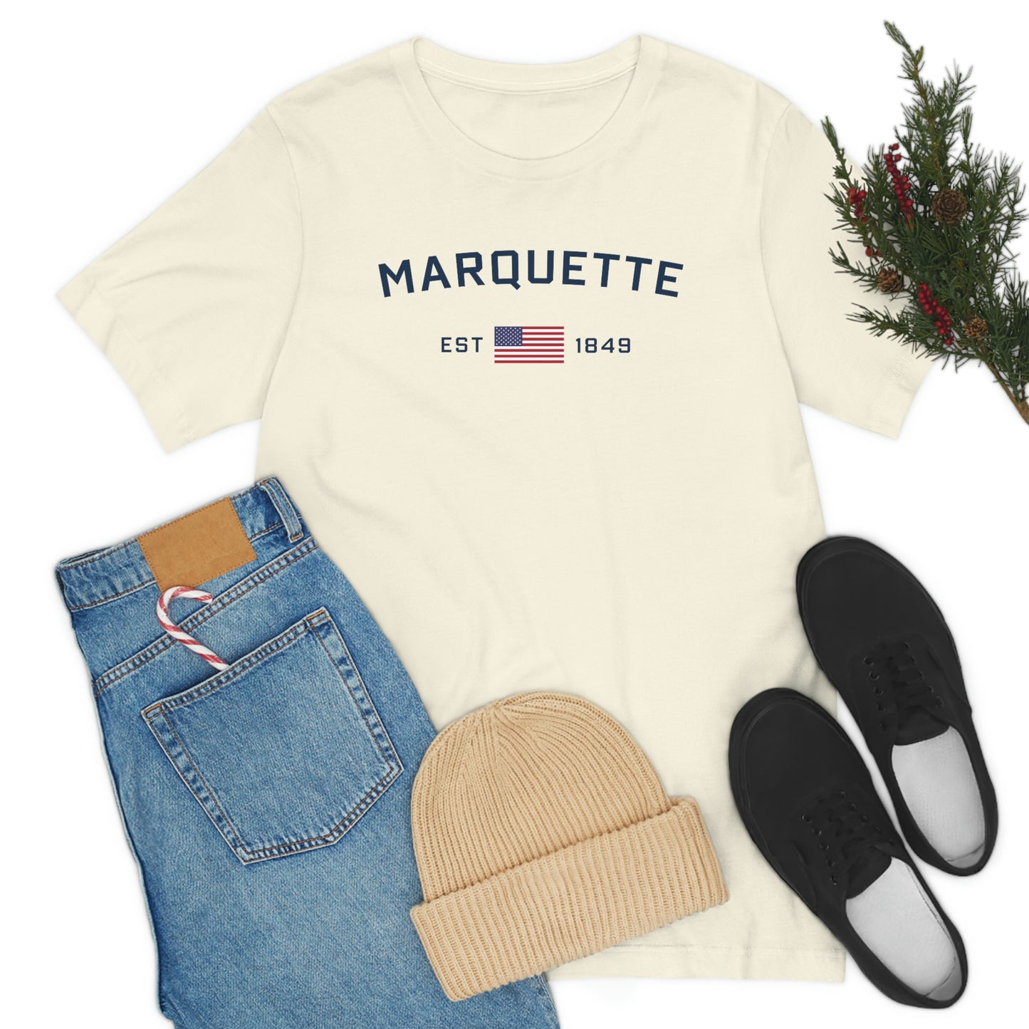 'Marquette est 1849' T-Shirt | Unisex Standard Fit