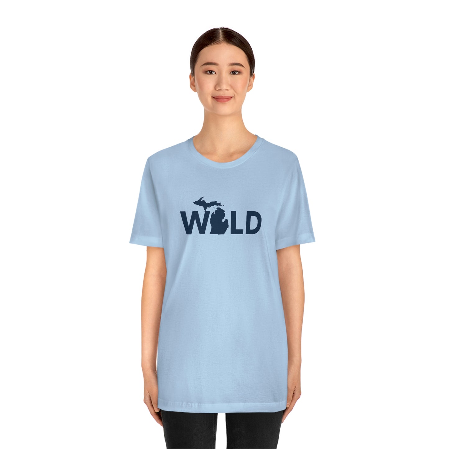 Michigan 'Wild' T-Shirt (Geometric Sans Font) | Unisex Standard Fit