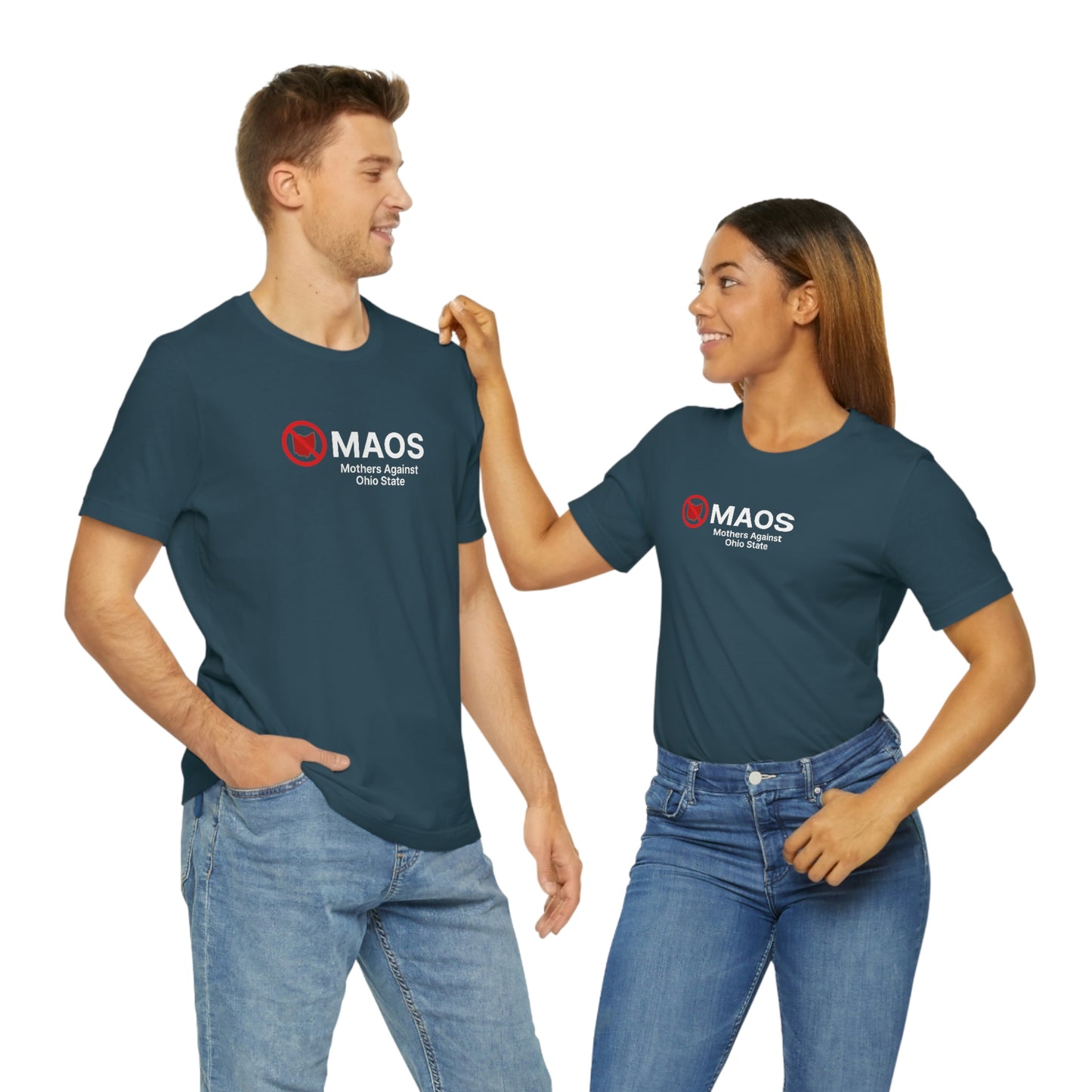 'MAOS Mothers Against Ohio State' T-Shirt | Unisex Standard Fit