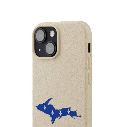 Michigan Upper Peninsula Biodegradable Phone Cases (w/ UP Quebec Flag Outline) | Apple iPhone