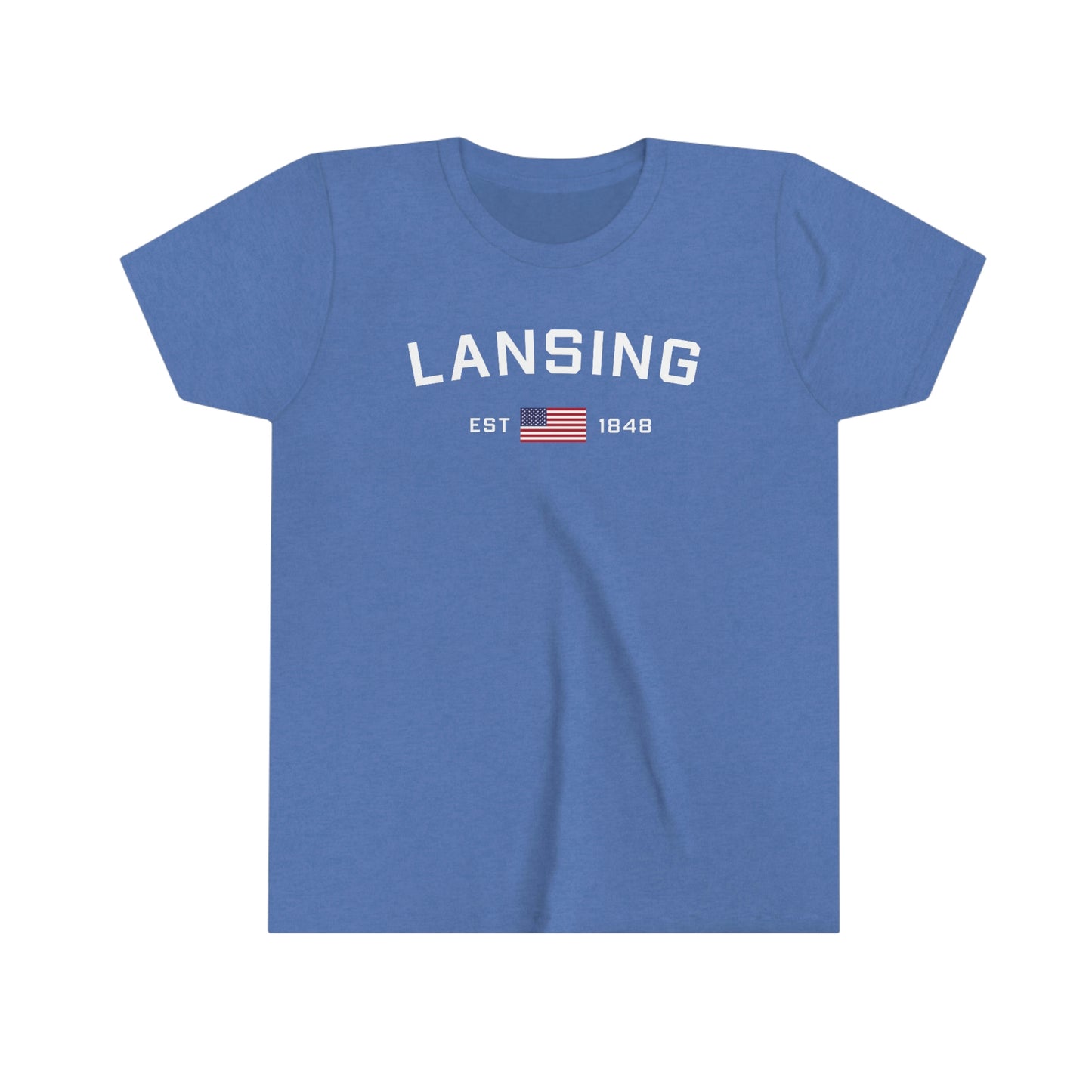 'Lansing EST 1848' T-Shirt | Youth Short Sleeve