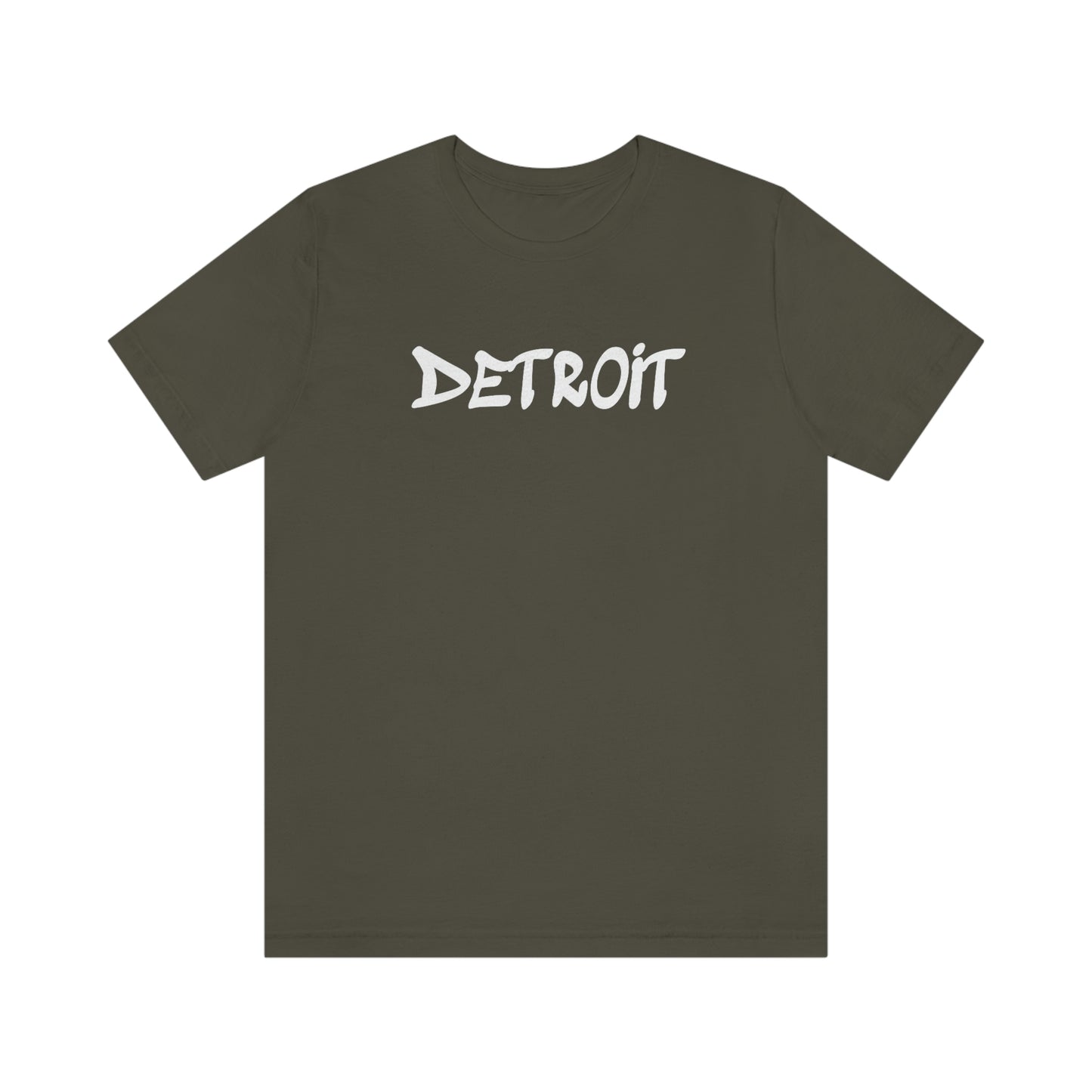 'Detroit' T-Shirt (1980s Hip Hop Font) | Unisex Standard Fit