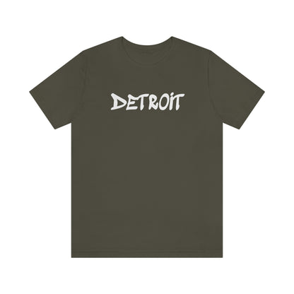 'Detroit' T-Shirt (1980s Hip Hop Font) | Unisex Standard Fit