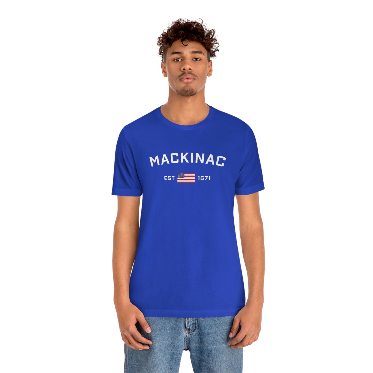 'Mackinac EST 1671' T-Shirt | Unisex Standard Fit