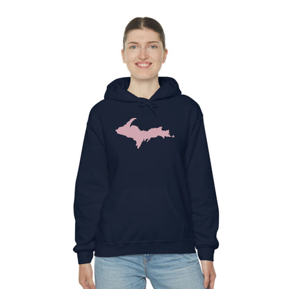 Michigan Upper Peninsula Hoodie (w/ Pink U.P. Outline) | Unisex Standard