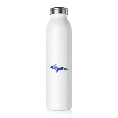 Michigan Upper Peninsula Water Bottle (w/ UP Quebec Flag Outline) | 20oz Double-Walled