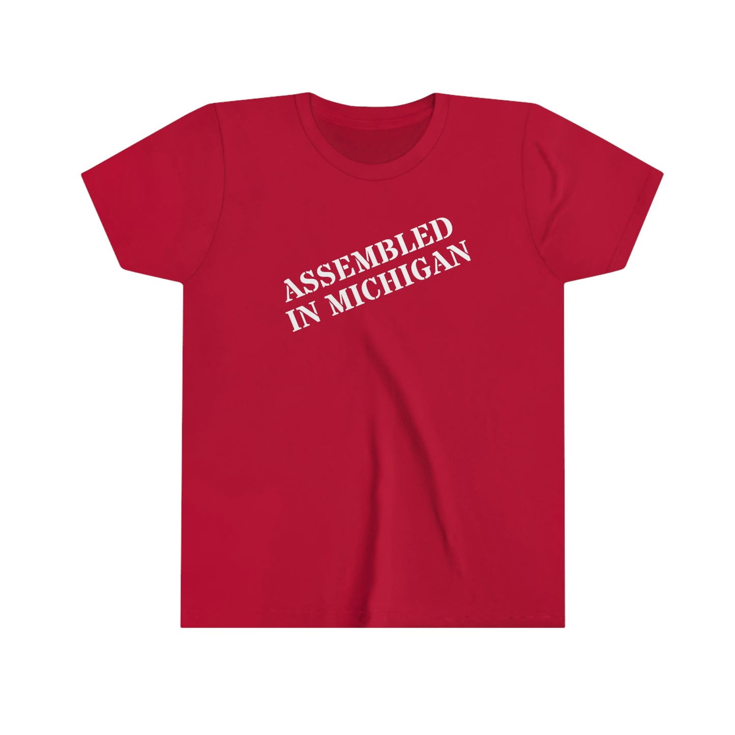 'Assembled in Michigan' T-Shirt | Youth Short Sleeve