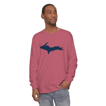 Michigan Upper Peninsula Garment-Dyed T-Shirt | Unisex Long Sleeve