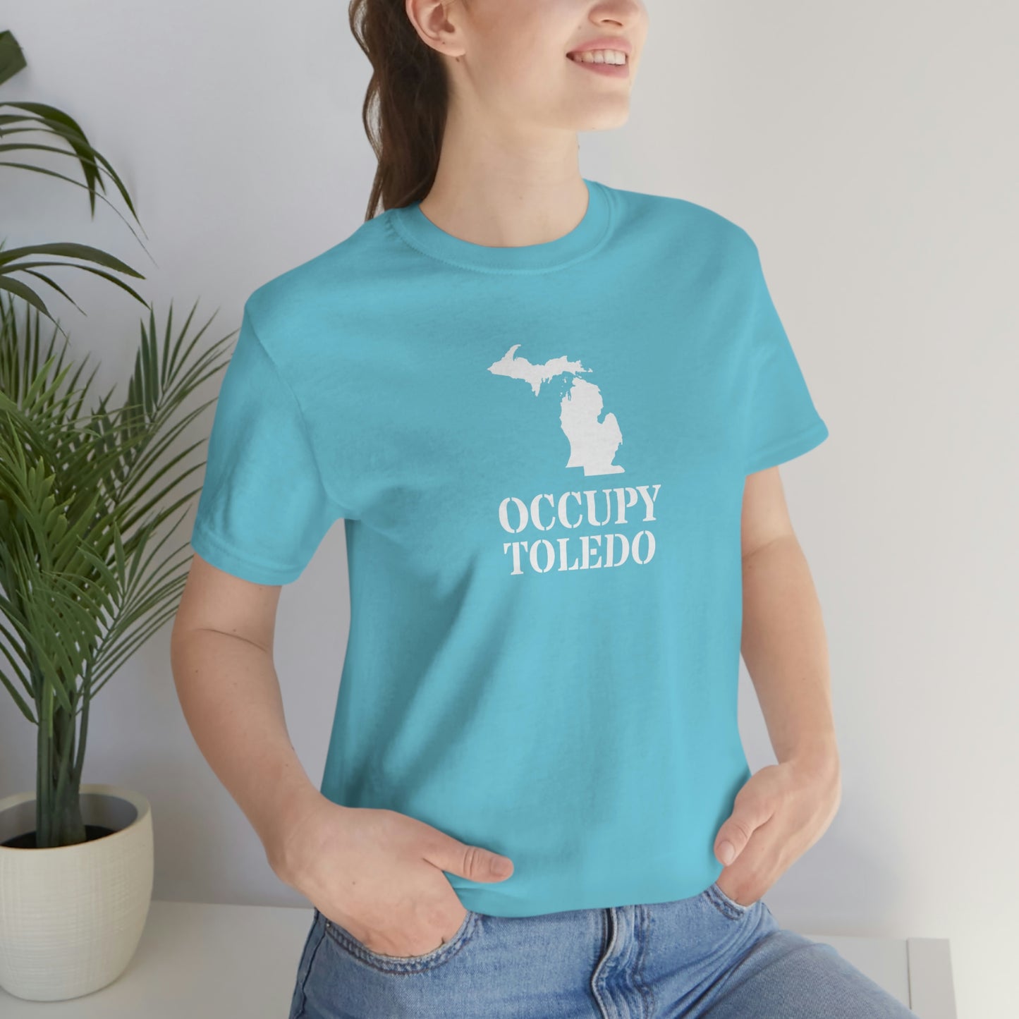 'Occupy Toledo' T-Shirt (w/ Corrected Michigan Outline) | Unisex Standard Fit