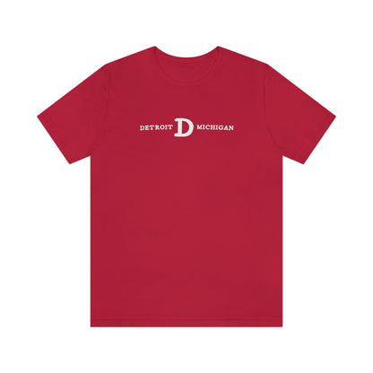 'Detroit Michigan' T-Shirt (w/ Old French D) | Unisex Standard Fit