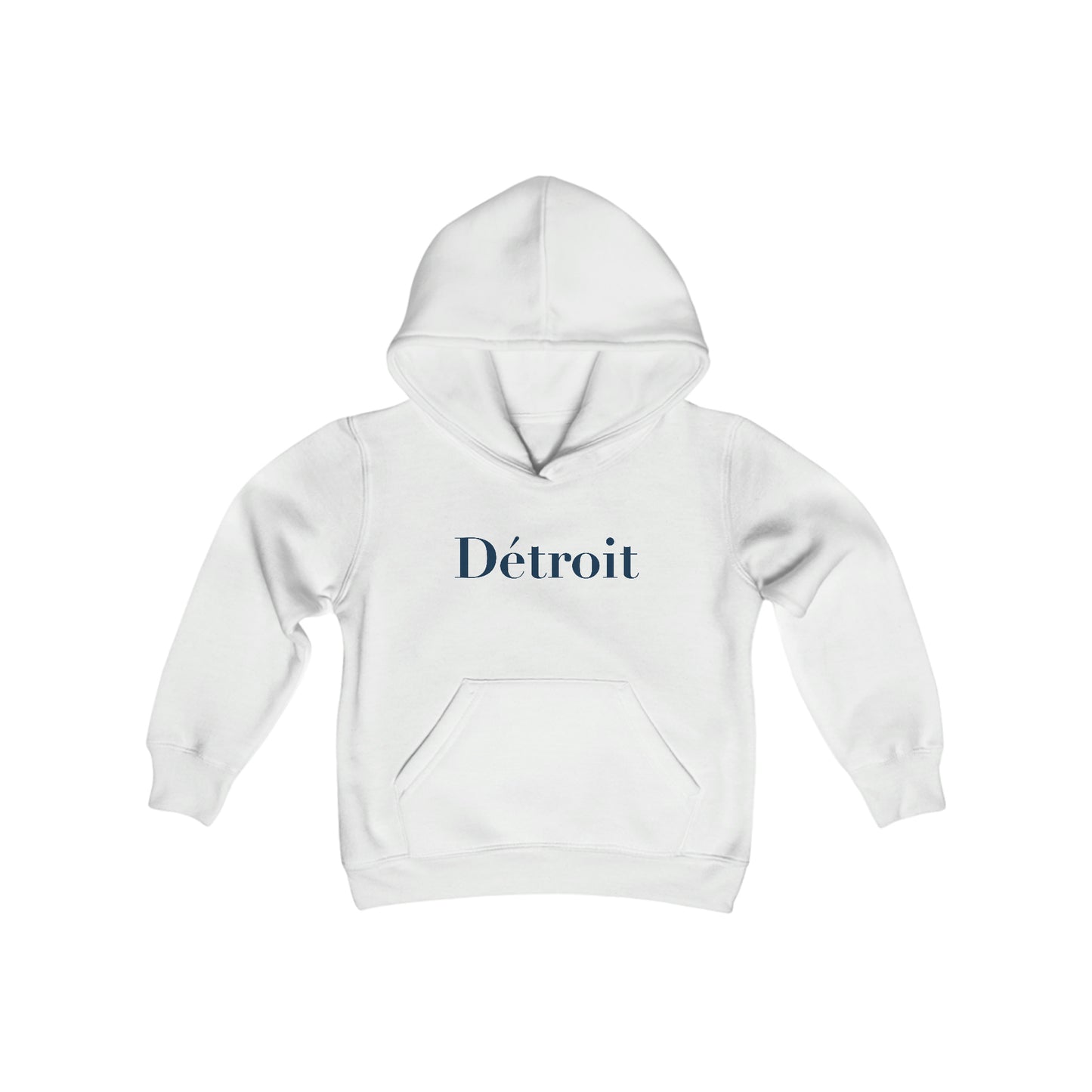 'Détroit' Hoodie (Didot Font) | Unisex Youth