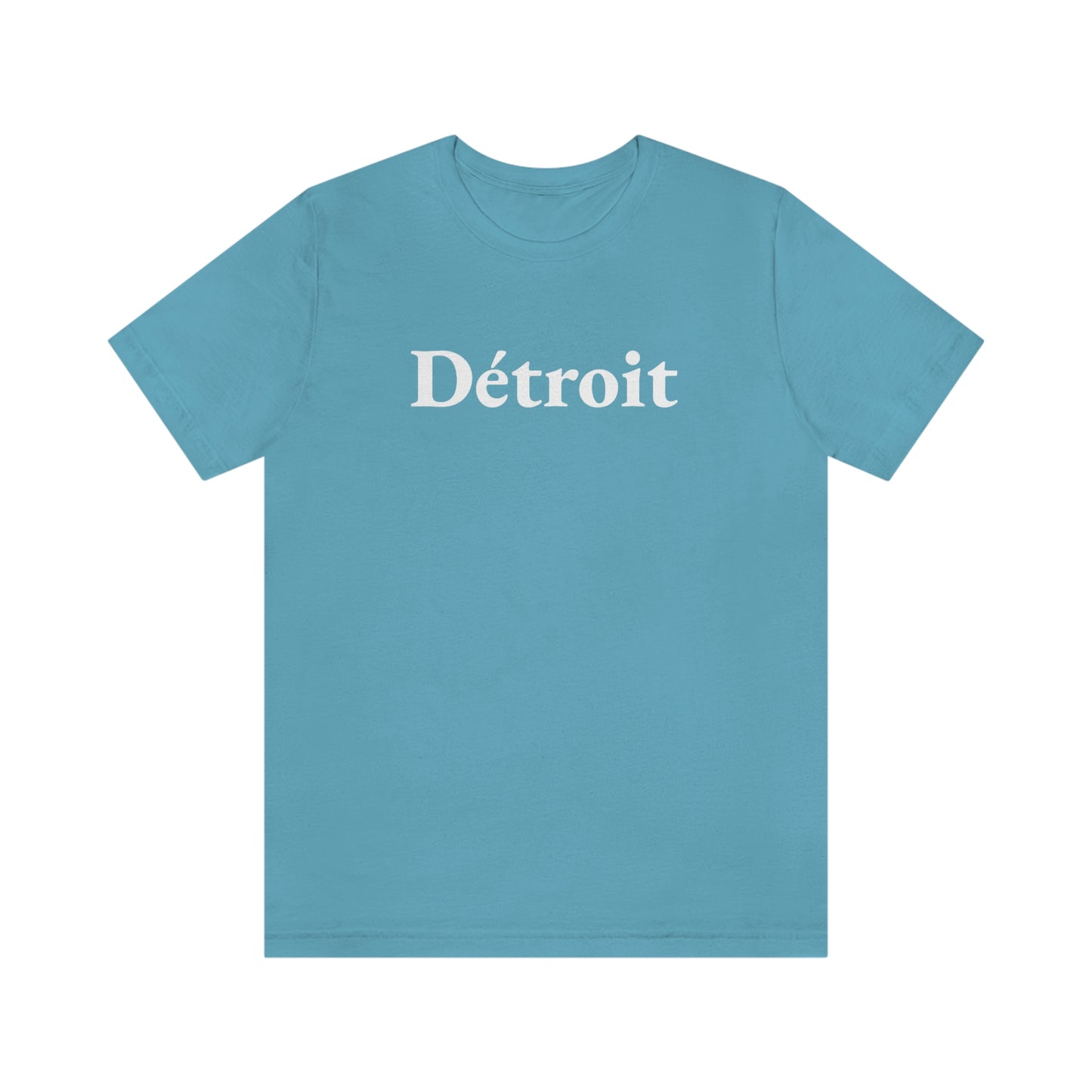 'Détroit' T-Shirt (Garamond Font) | Unisex Standard Fit