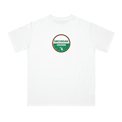 'Michigan Grown' T-Shirt (Agricultural Certification Parody) | Organic Unisex