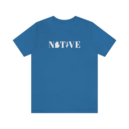 Michigan 'Native' T-Shirt (Didone Font) | Unisex Standard Fit