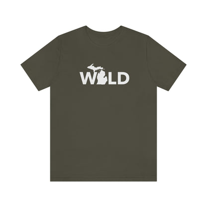 Michigan 'Wild' T-Shirt (Geometric Sans Font) | Unisex Standard Fit