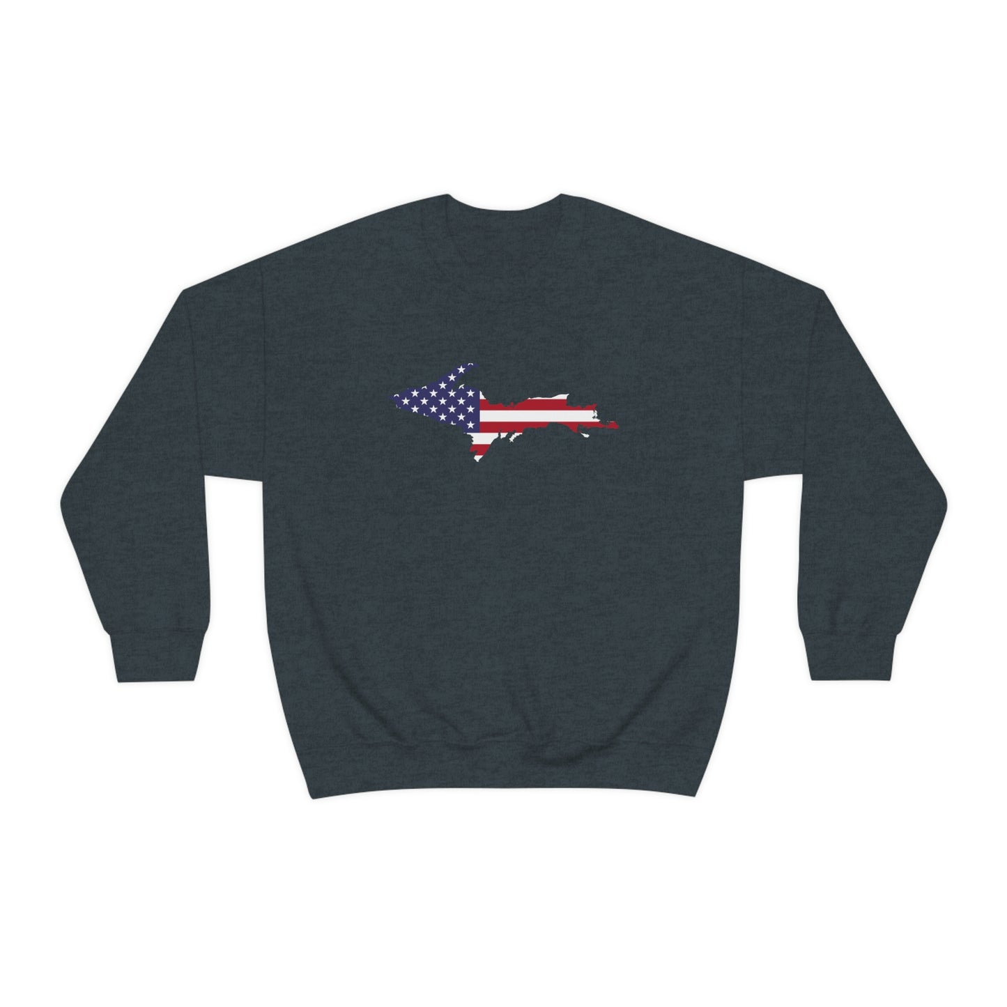 Michigan Upper Peninsula Sweatshirt (w/ UP USA Flag Outline) | Unisex Standard