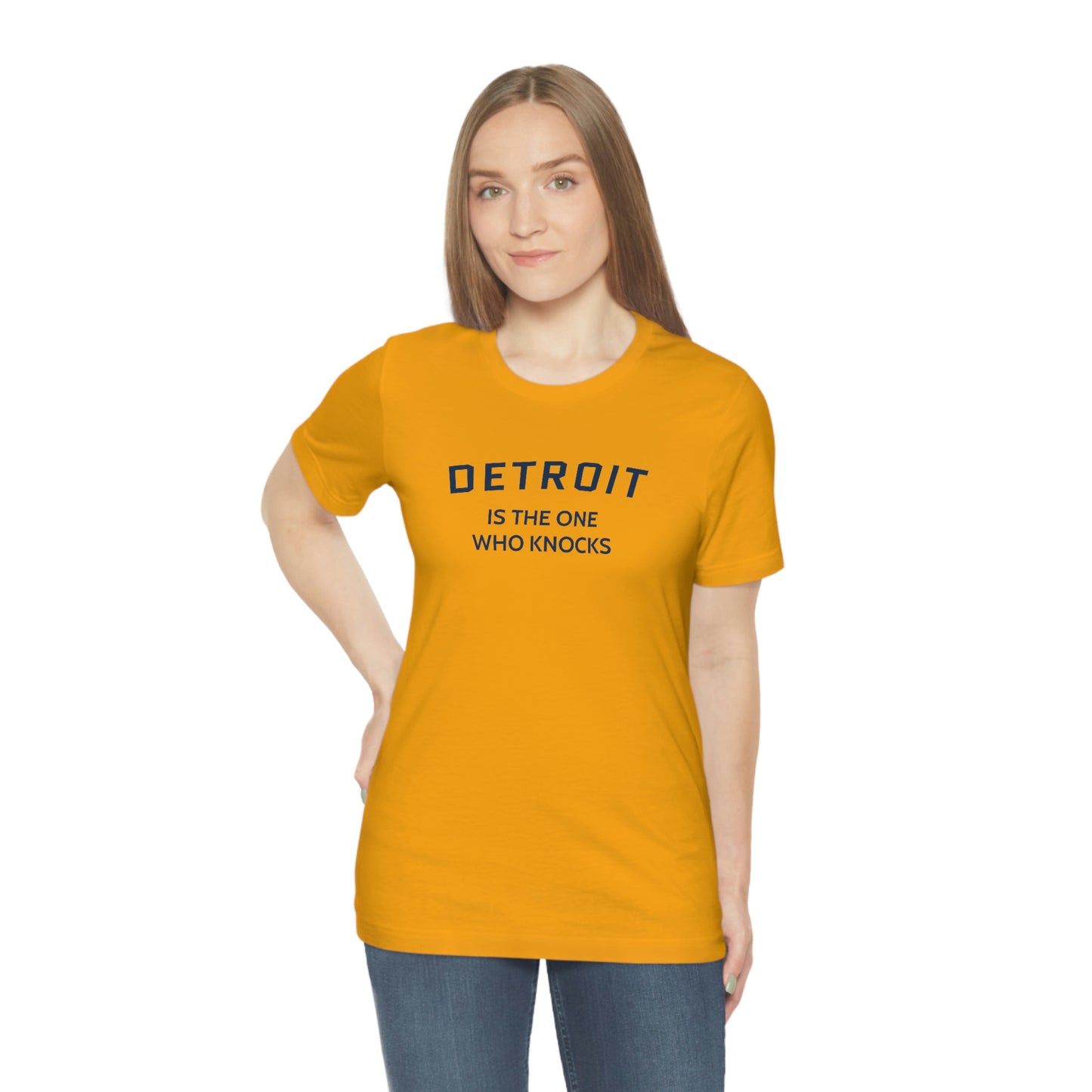 'Detroit is the One Who Knocks' T-Shirt | Unisex Standard Fit