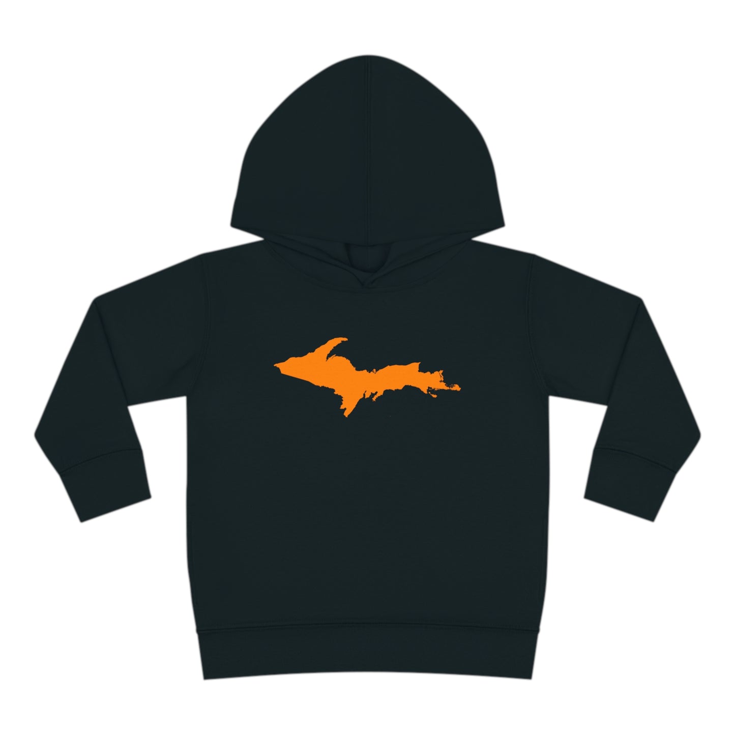 Michigan Upper Peninsula Hoodie (w/ Orange UP Outline) | Unisex Toddler