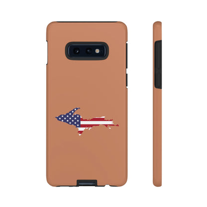 Michigan Upper Peninsula Tough Phone Case (Copper Patriot Edition) | Samsung & Pixel Android