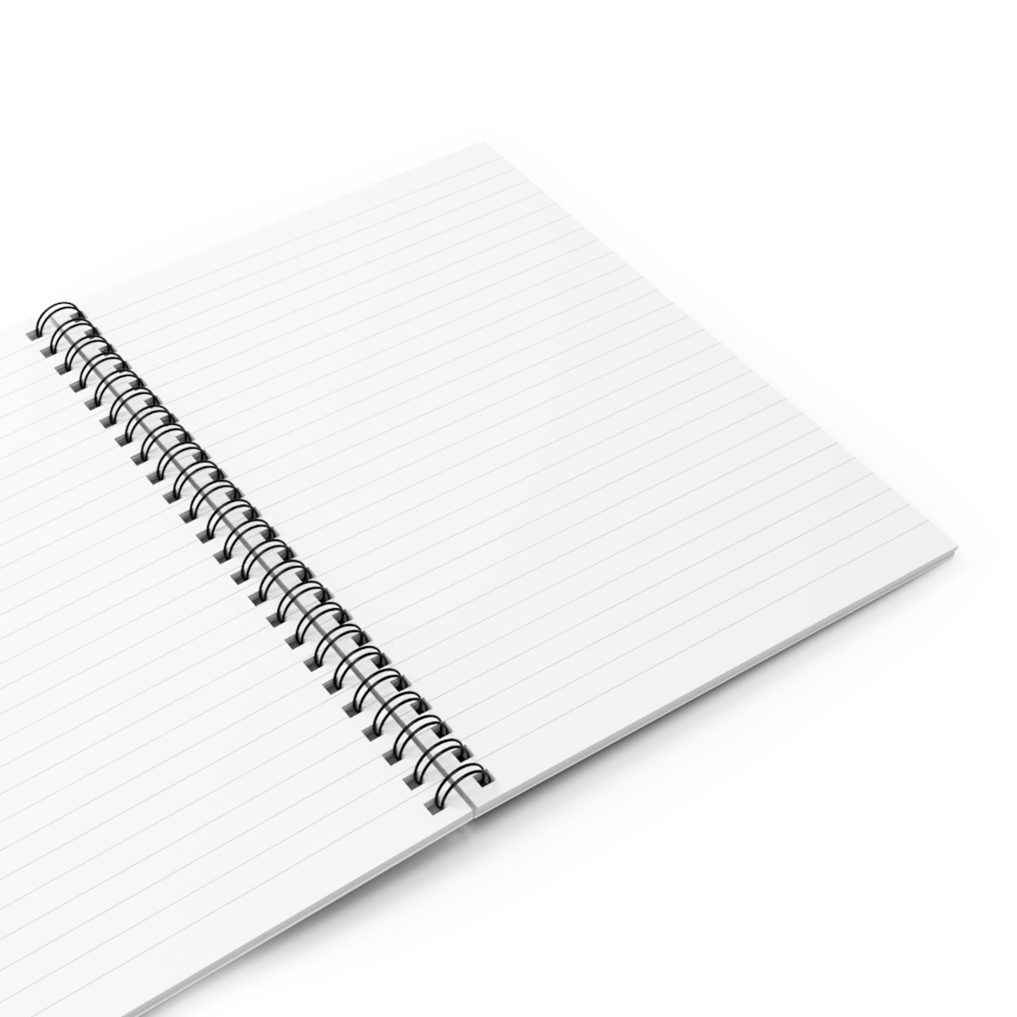 Michigan Upper Peninsula Spiral Notebook (w/ UP USA Flag Outline) | Ivory White