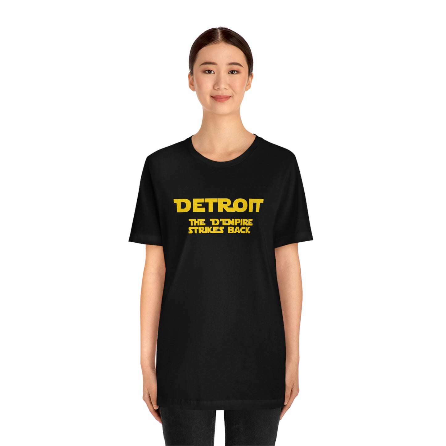 'Detroit the D'Empire Strikes Back' T-Shirt (1970s Sci-Fi Parody) | Unisex Standard Fit