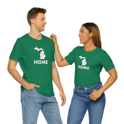 Michigan 'Home' T-Shirt (Geometric Sans Font) | Unisex Standard Fit