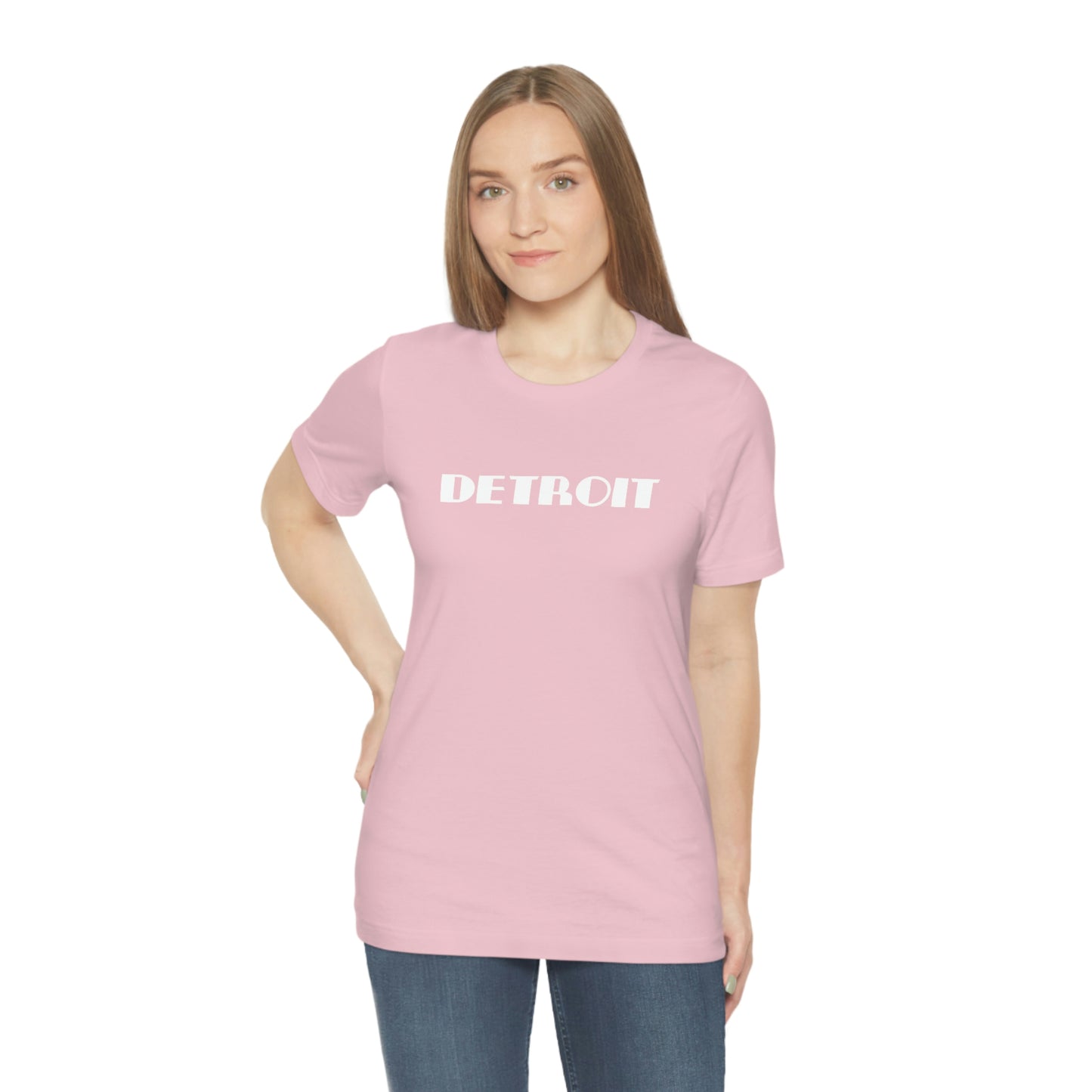 'Detroit' T-Shirt (Art Deco Font) | Unisex Standard Fit