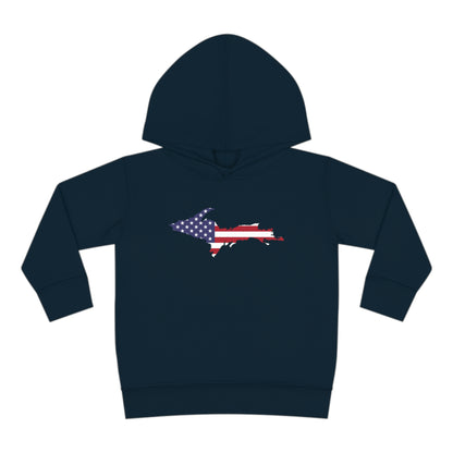 Michigan Upper Peninsula Hoodie (w/ UP USA Flag Outline) | Unisex Toddler