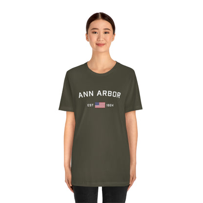 'Ann Arbor EST 1824' T-Shirt | Unisex Standard Fit