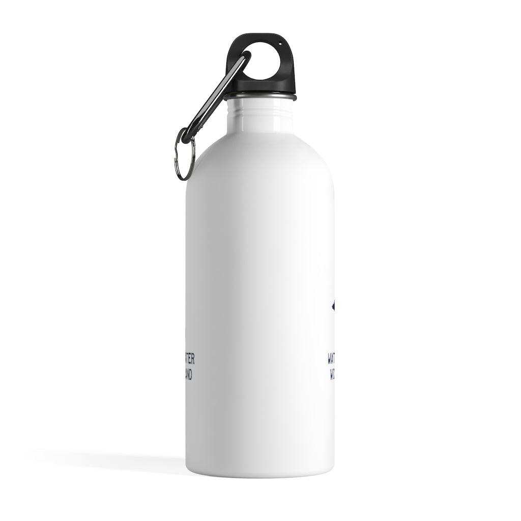 'Water Winter Wonderland' Michigan Water Bottle | 14oz Stainless Steel - Circumspice Michigan