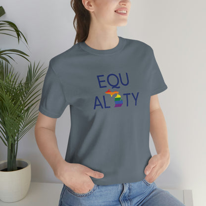 'Equality' Michigan LGBTQ Pride T-Shirt | Unisex Standard Cut