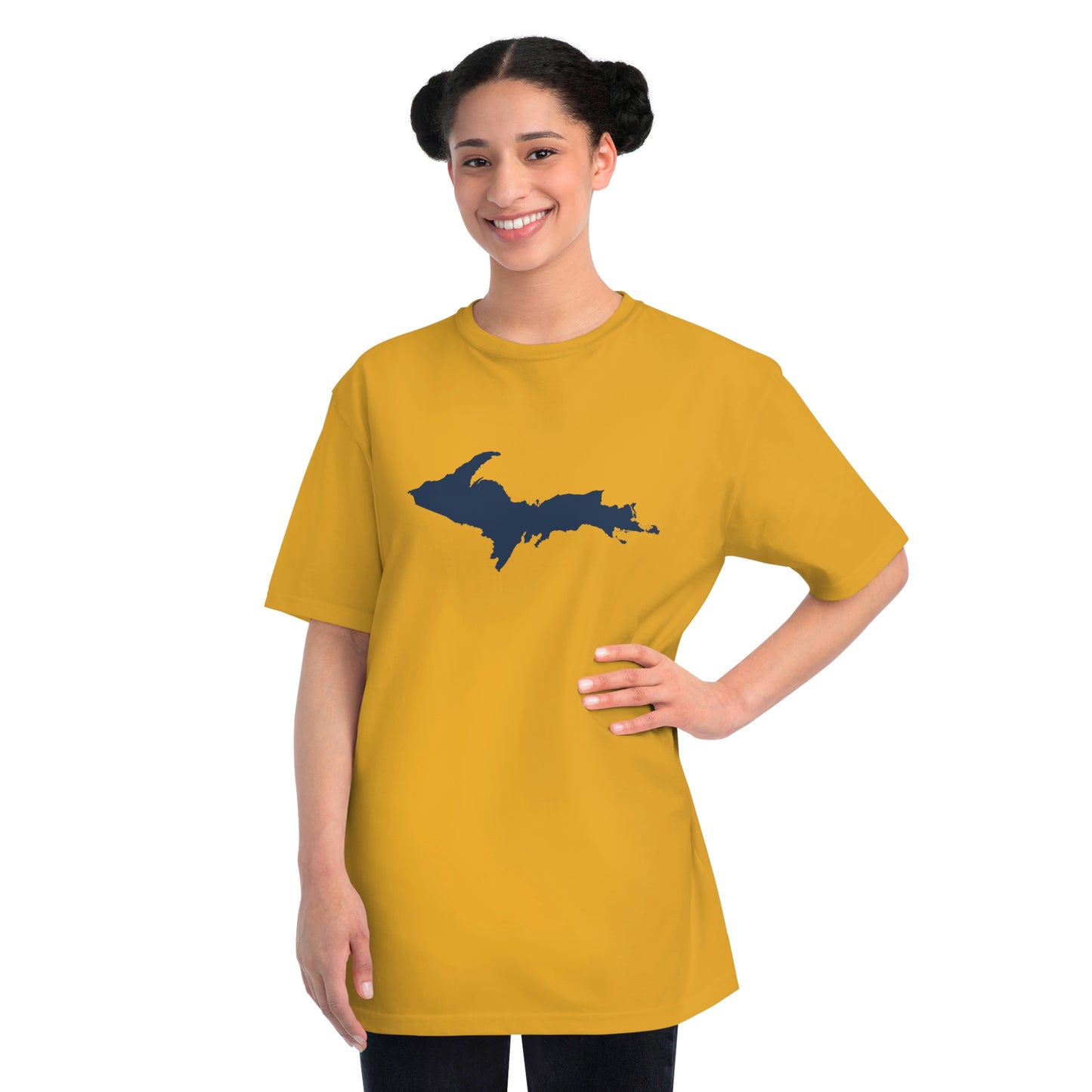 Michigan Upper Peninsula T-Shirt (w/ UP Outline) | Organic Unisex