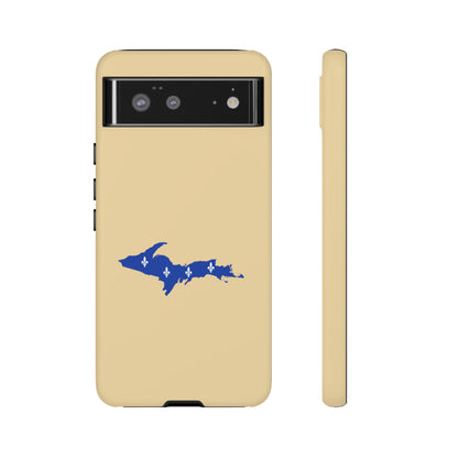 Michigan Upper Peninsula Tough Phone Case (Maple Color w/ UP Quebec Flag Outline) | Samsung & Pixel Android