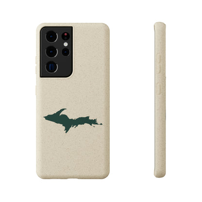 Michigan Upper Peninsula Biodegradable Phone Cases (w/ Green UP Outline) | Samsung Android