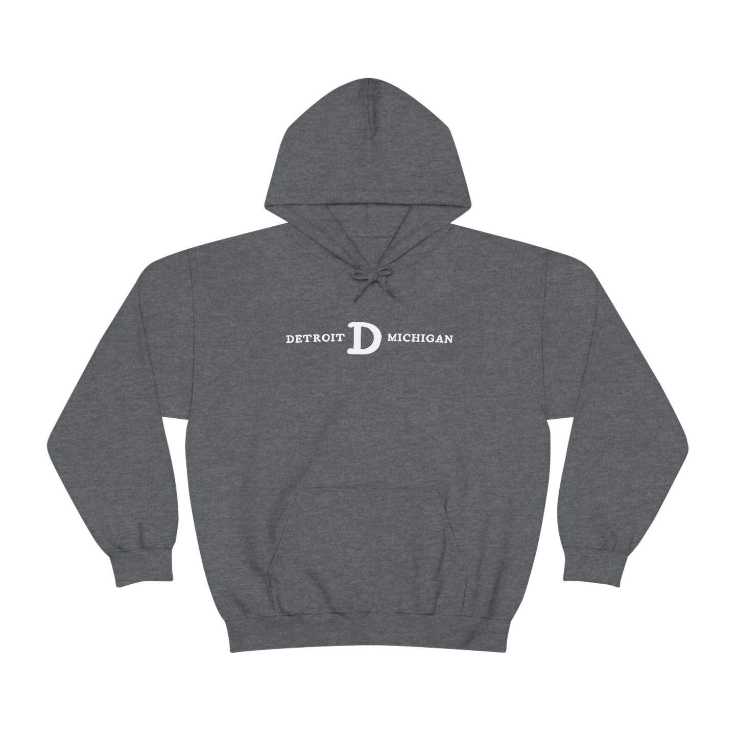 'Detroit Michigan' Hoodie (w/ Old French D) | Unisex Standard