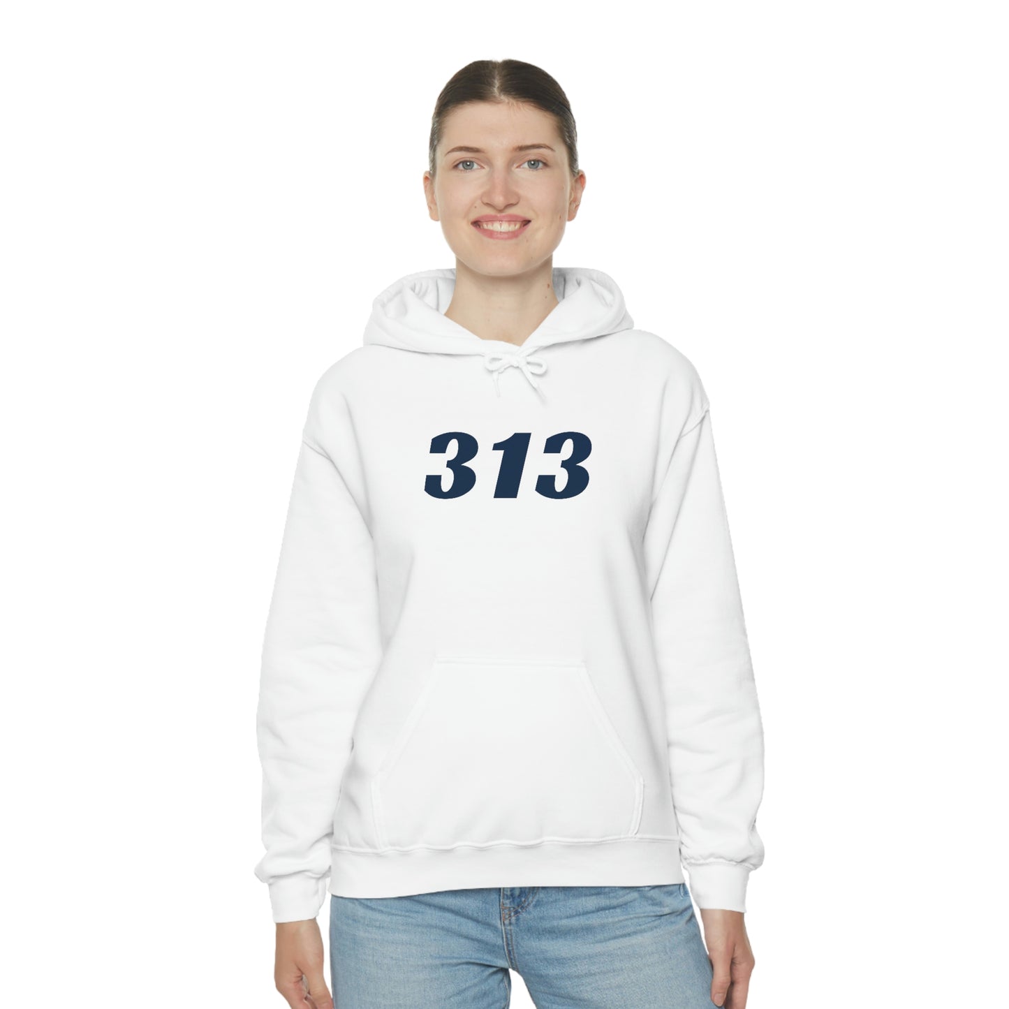 Detroit '313' Hoodie (Racing Font) | Unisex Standard