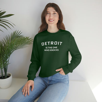 'Detroit is the One Who Knocks' Sweatshirt | Unisex Standard