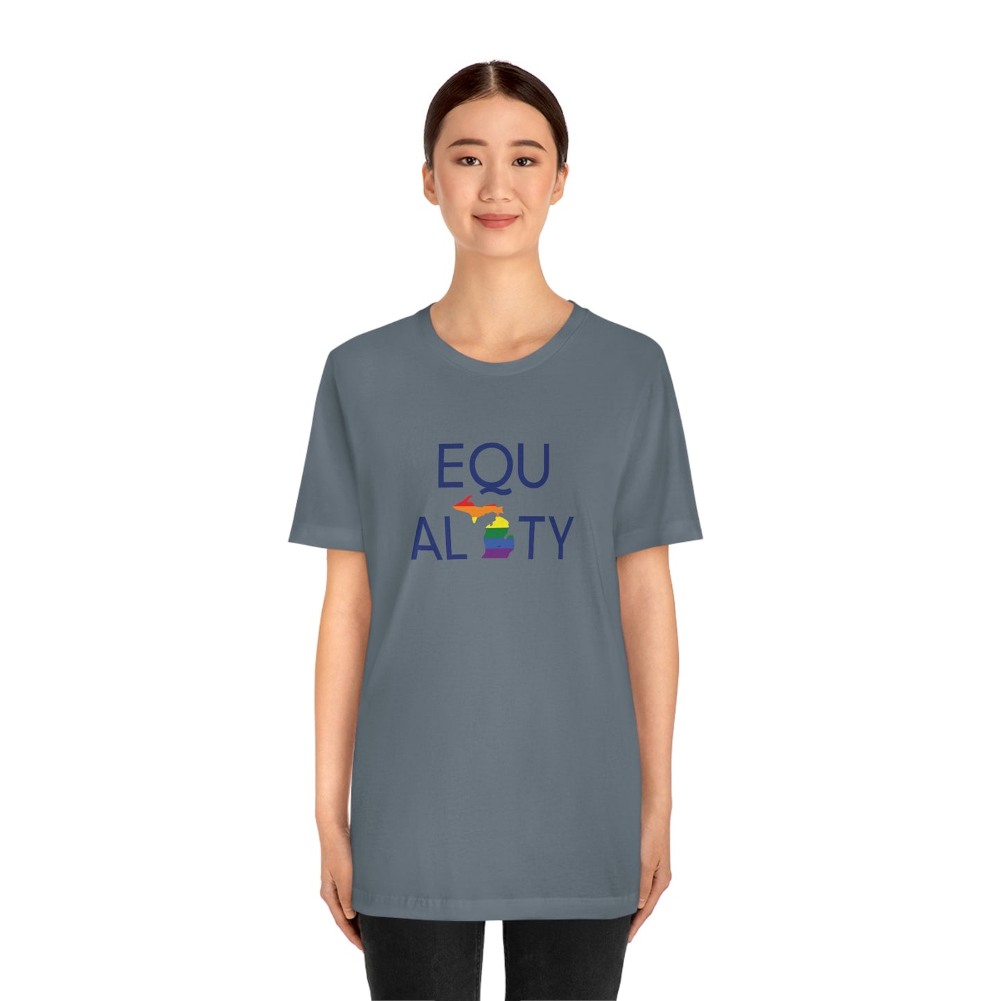 'Equality' Michigan LGBTQ Pride T-Shirt | Unisex Standard Cut