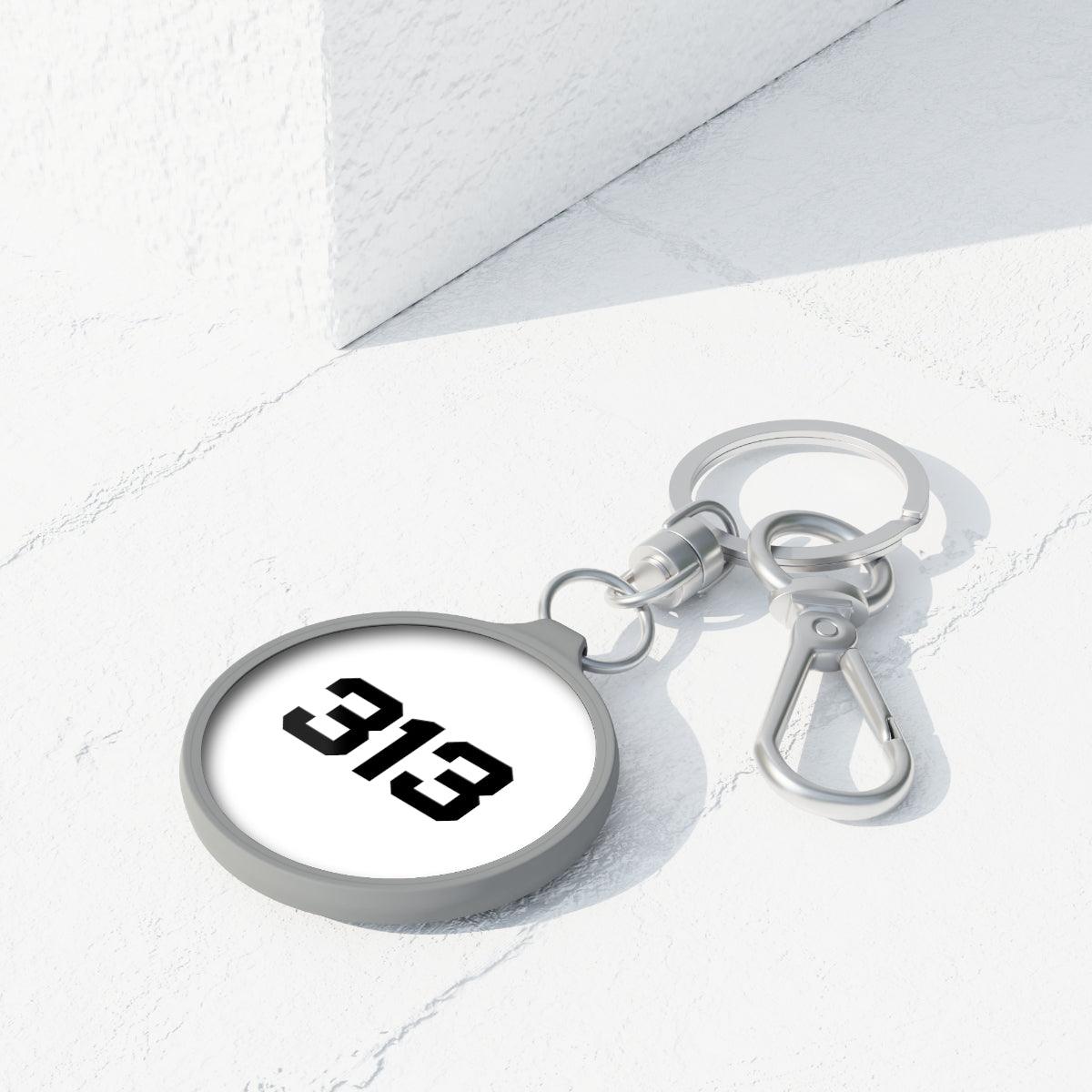 Detroit '313' Keyring - Circumspice Michigan