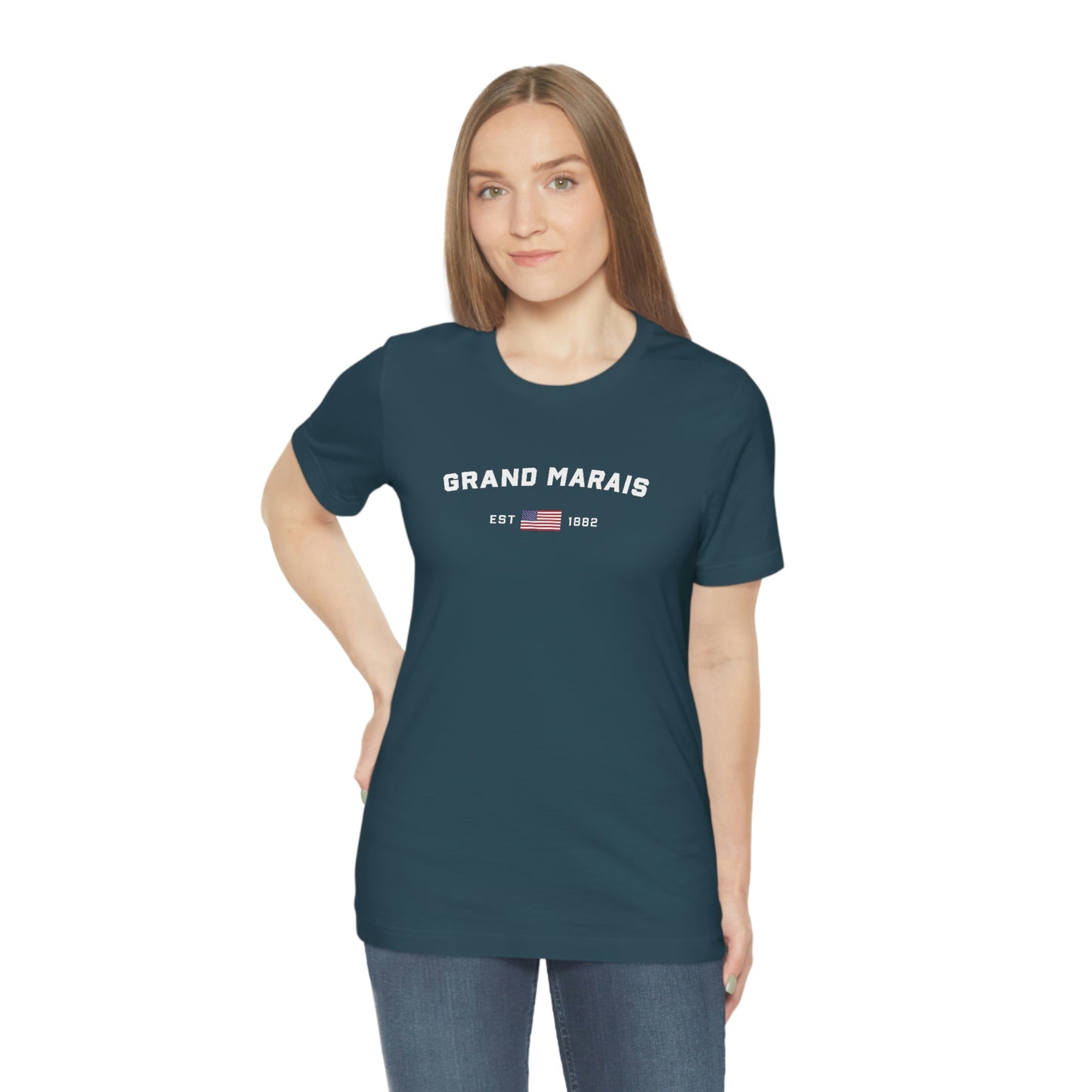 'Grand Marais EST 1882' T-Shirt | Unisex Standard Fit