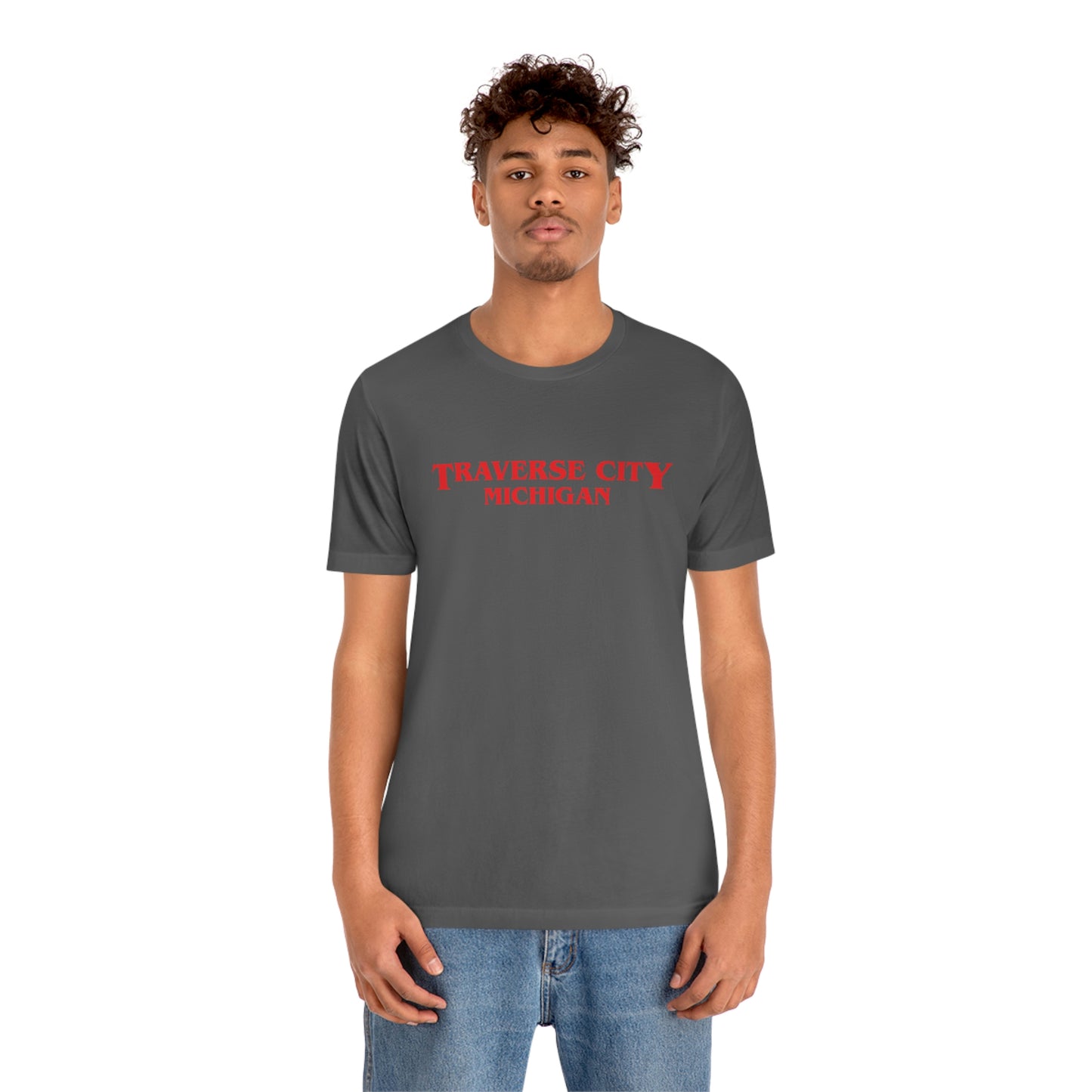 'Traverse City Michigan' ' T-Shirt (1980s Drama Parody) | Unisex Standard Fit