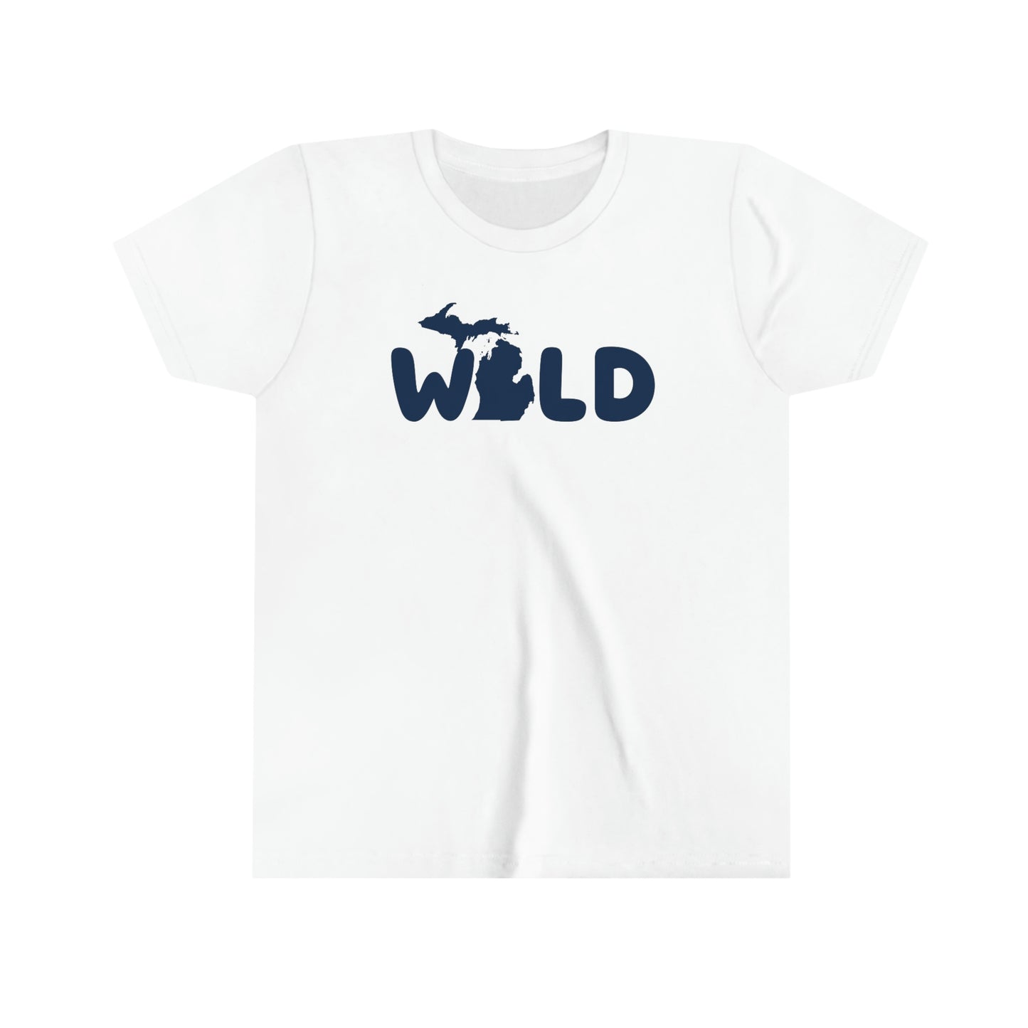 Michigan 'Wild' T-Shirt (Rounded Children's Font) | Youth Short Sleeve