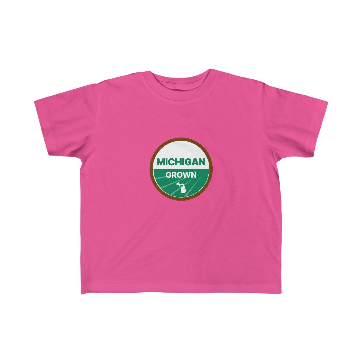 'Michigan Grown' T-Shirt | Toddler Short Sleeve - Circumspice Michigan