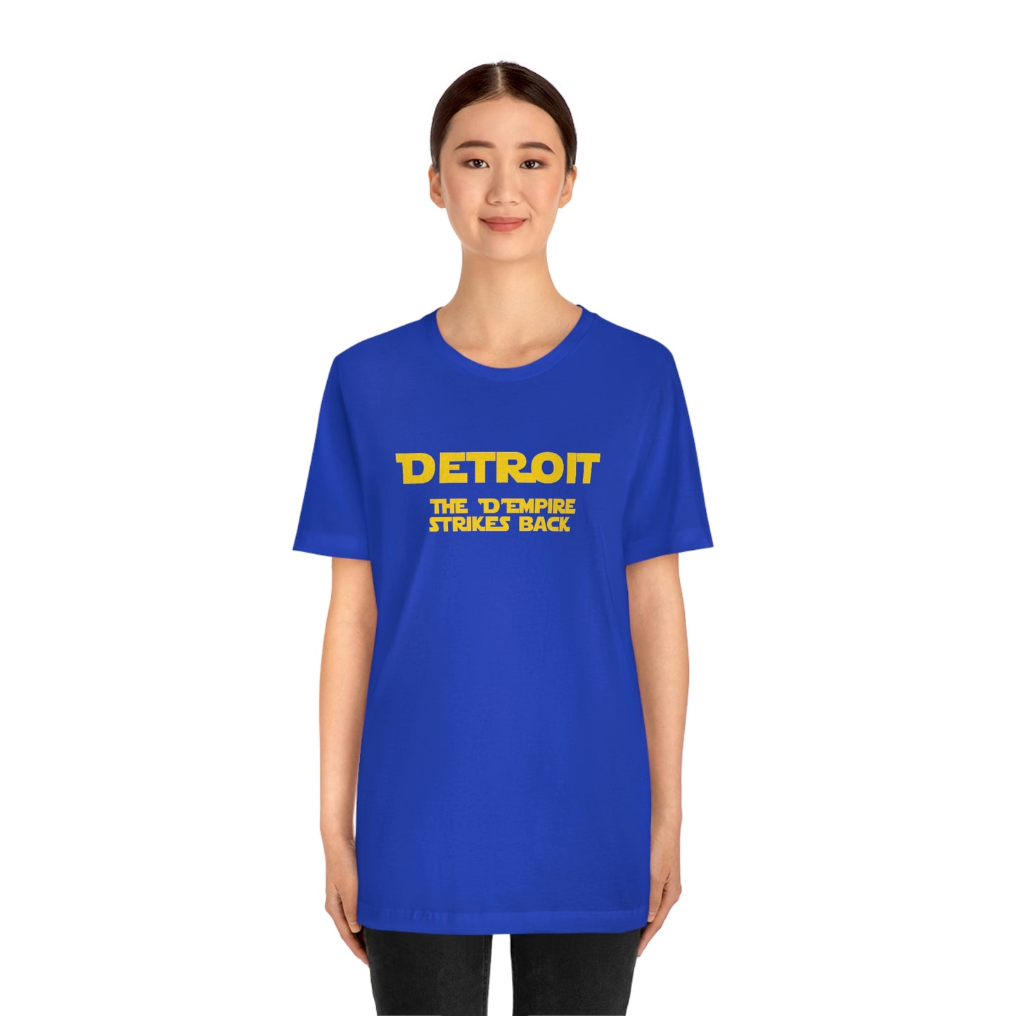 'Detroit the D'Empire Strikes Back' T-Shirt (1970s Sci-Fi Parody) | Unisex Standard Fit