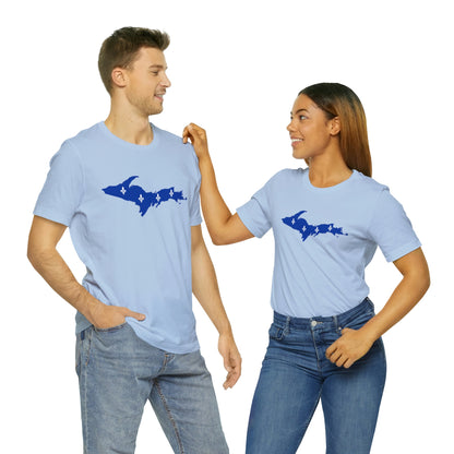 Michigan Upper Peninsula T-Shirt (w/ UP Quebec Flag Outline) | Unisex Standard Fit