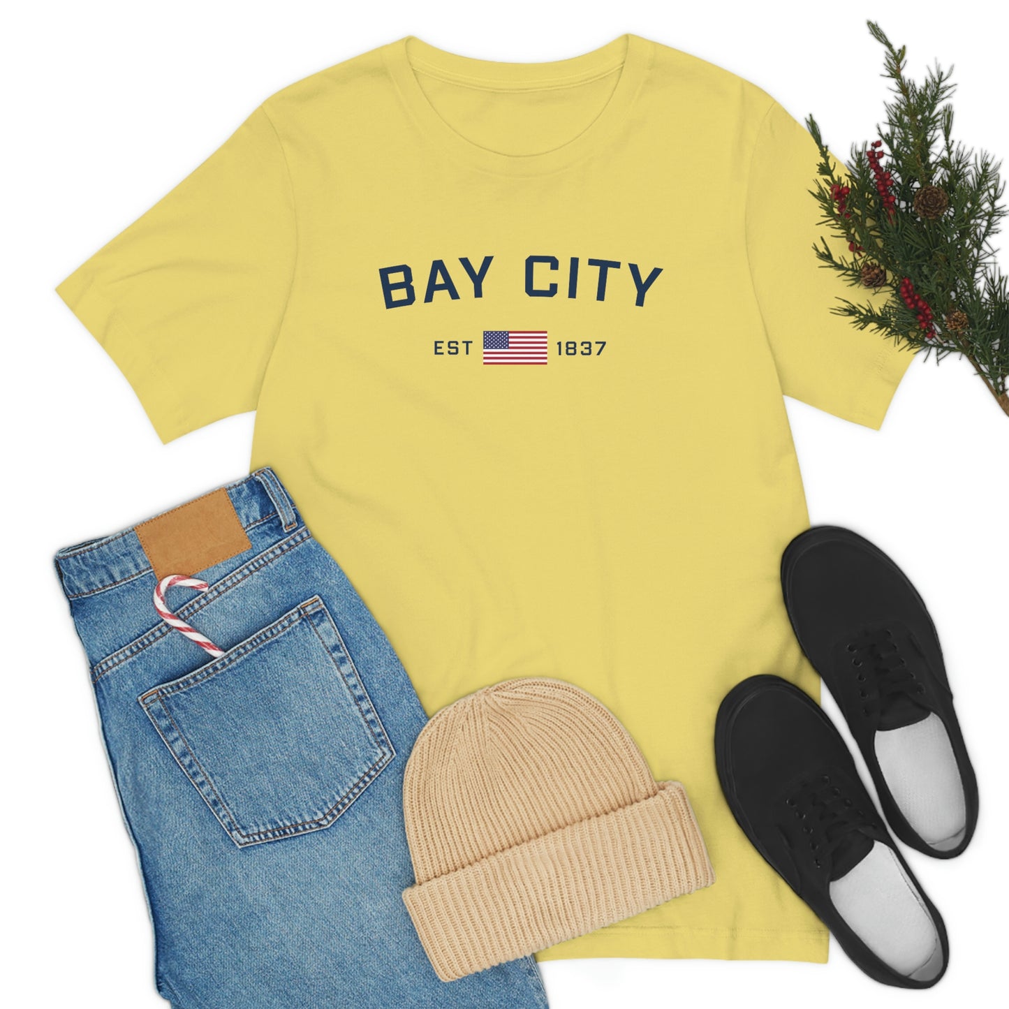 'Bay City 1837' T-Shirt | Unisex Standard Fit