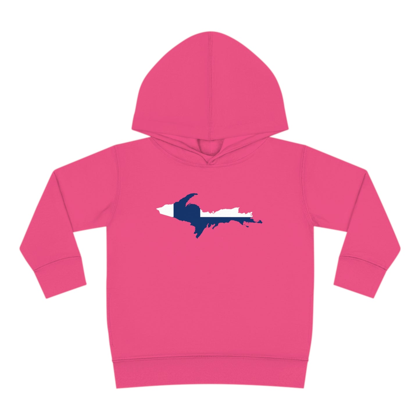 Michigan Upper Peninsula Hoodie (w/ UP Finland Flag Outline) | Unisex Toddler