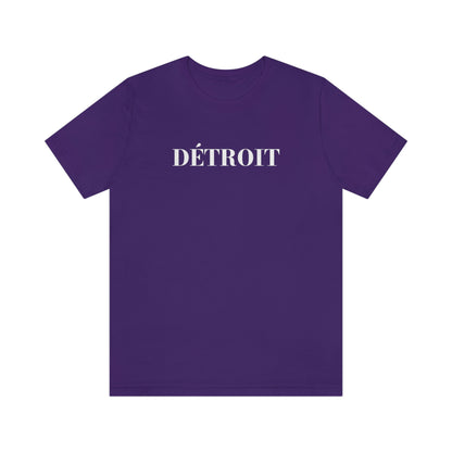 'Détroit' T-Shirt (Didone Font) | Unisex Standard Fit