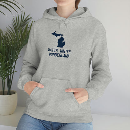 Michigan 'Water Winter Wonderland' Hoodie | Unisex Standard